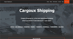 Desktop Screenshot of cargoux.com